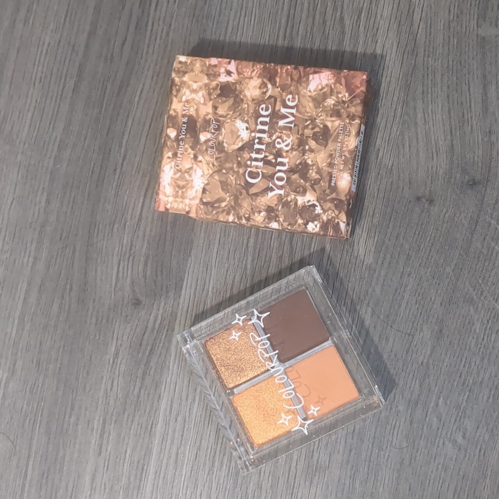 Colourpop eyeshadow quad / Citrine you & me